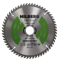 Диск пильный по дереву Hilberg HW205 60Т 200x32x2.2 мм, кольцо 30 мм HILBERG