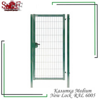 Калитка Medium 2030х1 мм, Lock Grand Line RAL 6005