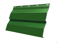 Сайдинг металлический Корабельная доска зеленый полиэстер