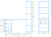 Стол Sinse 620x1480x1810 мм кашемир