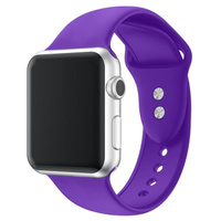 Сменный ремешок Apple Watch 38/40/41мм, фиолетовый силикон
