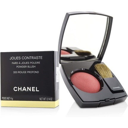 Кисть для пудры Joues Contraste #320 Deep Red 4G, Chanel