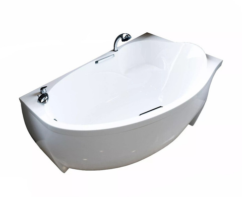 Ванна акриловая, асимметричная, Размер: 74.8х110х170 мм, Бренд: Aquanet