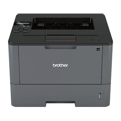 Принтер Brother HL-L5100DNR1, A4, LAN, USB, темно-серый