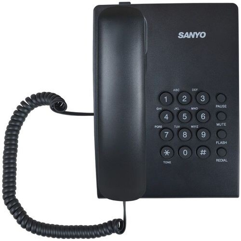 Проводной телефон Sanyo RA-S204B, черный