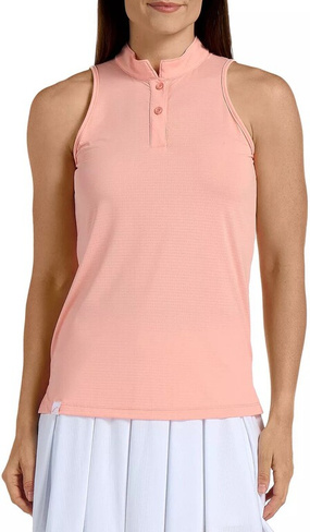 Женская рубашка-поло для гольфа без рукавов SwingDish Esmeralda, персиковый