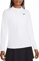 Женская футболка для гольфа с молнией 1/2 Nike Dri FIT UV Advantage, белый
