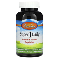 Carlson Super 1 Daily 180 вегетарианских таблеток
