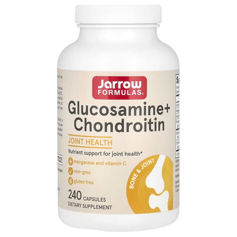 Глюкозамин и Хондроитин Jarrow Formulas, 240 капсул