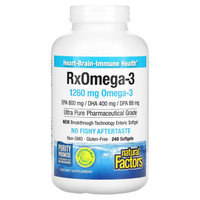 Омега-3 Natural Factors Rx 1260 мг, 240 капсул (630 мг на капсулу)