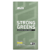 Пищевая добавка Bare Performance Nutrition Strong Greens Lemon, 20 пакетов по 7,5 г