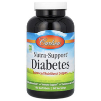 Пищевая добавка Carlson Nutra-Support Diabetes, 180 мягких гелей