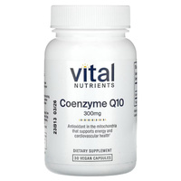 Коэнзим Vital Nutrients Q10 300 мг, 30 веганских капсул