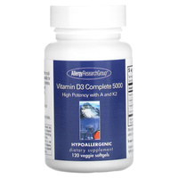 Витамин D3 Complete 5000 Allergy Research Group, 120 мягких таблеток