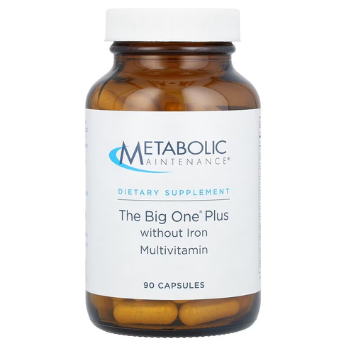 Мультивитамины Metabolic Maintenance Big One Plus без железа, 90 капсул