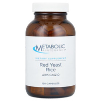 Красный дрожжевой рис Metabolic Maintenance для поддержания метаболизма с CoQ10, 120 капсул