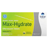 Шипучие таблетки Trace Minerals TM Sport Max-Hydrate Immunity лимон-лайм