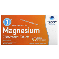 Шипучие таблетки Trace Minerals Magnesium, 8 тюбиков по 10 таблеток