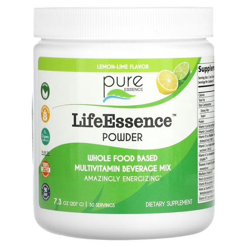 Мультивитаминная добавка Pure Essence LifeEssence лимон-лайм, 207 г