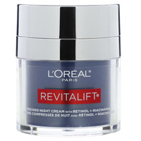 Ночной крем с ретинолом и ниацинамидом L'Oréal Revitalift Pressed без отдушек, 48 г