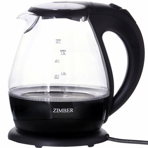 Электрический чайник 1,5л с подсветкой ZIMBER 11183 Zimber
