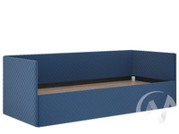 Кровать Афина 0,8 (ткань синяя)