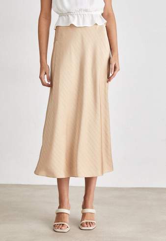Длинная юбка DKNY, песочный