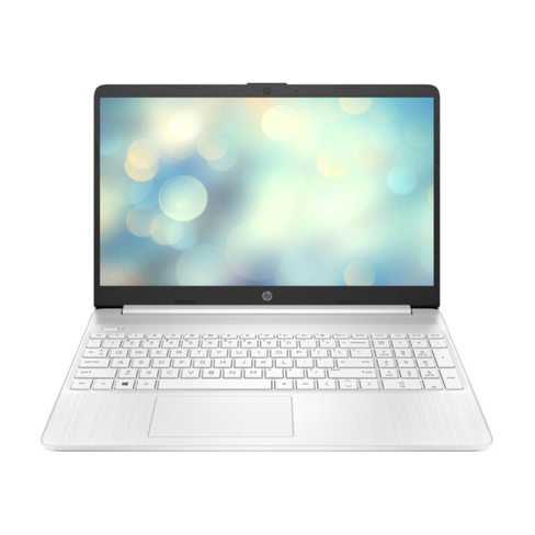 Ноутбук HP 15S-FQ5102NIA, 15.6", 8 ГБ/512 ГБ, i7-1255U, Iris Xe, белый, английская клавиатура