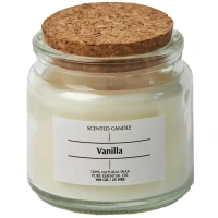 Свеча ароматизированная Vanilla прозрачный 6 см Без бренда None