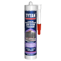 Герметик силиконакриловый TYTAN Professional для кухни и ванной 280мл бесцветный, арт.16142