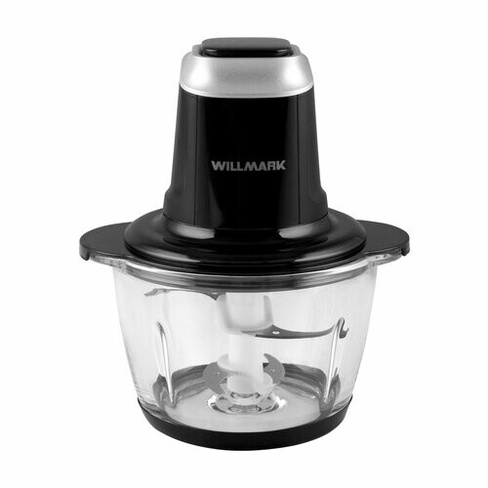 Измельчитель WILLMARK WMC-5288 (400Вт, стекл. чаша 1,2л, двойн. лезвия, рез. основание) Willmark