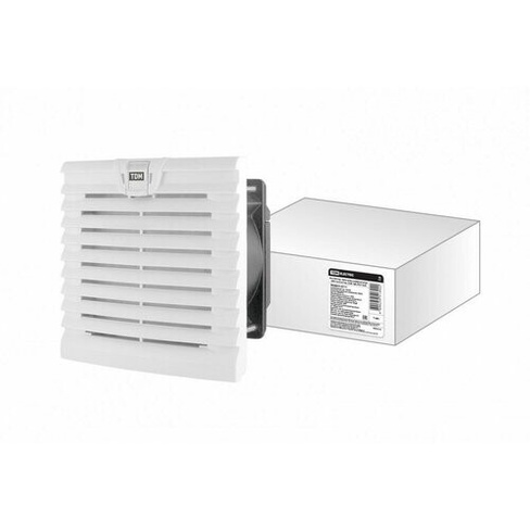 TDM Вентилятор с фильтром универсальный ВФУ 52/42 м3/час 230В 19Вт IP54 SQ0832-0111 (7 шт.)