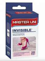 Master Uni Лейкопластырь Invisible 20 шт Спектрум