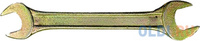 Ключ рожковый, 8 х 9 мм, желтый цинк// Сибртех