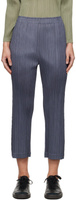 Серые брюки с утолщенным низом 1 Pleats Please Issey Miyake, цвет Gray