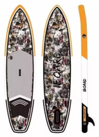 Надувная доска для sup-бординга IBOARD Pro 11'6 Tiger Black Б/У Iboard