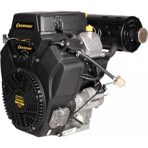 Бензиновый двигатель CHAMPION G760HKE (24лс/18квт 764см³ 25мм 48,5кг шпонка,эл.стартер,