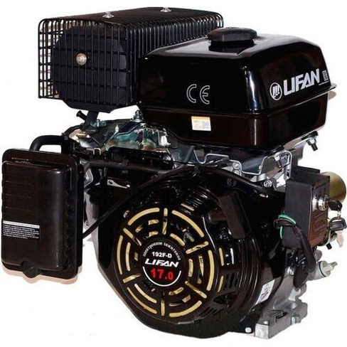 Бензиновый двигатель LIFAN 192F D-3А 17,0 л.с. (вал 25 мм, 3А, электростартер) [192FD-3А]