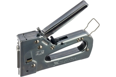 Скобозабиватель ручной MATRIX 6-14 мм степлер мебельный металлический регулируемый, тип [40913]
