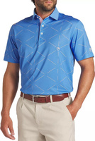 Мужская футболка-поло для гольфа Puma X Arnold Palmer с геометрией, голубой
