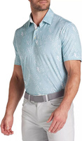 Мужская футболка-поло для гольфа Puma CLOUDSPUN Vintage, бирюзовый