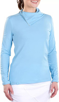 Женская футболка для гольфа с длинными рукавами SwingDish Ellie, синий