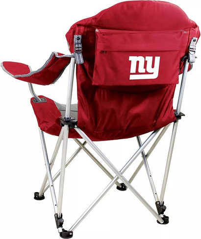 Picnic Time New York Giants, красное кресло с откидной спинкой