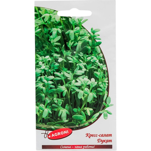 Семена Агрони Кресс салат Дукат, 1,0г ц/п
