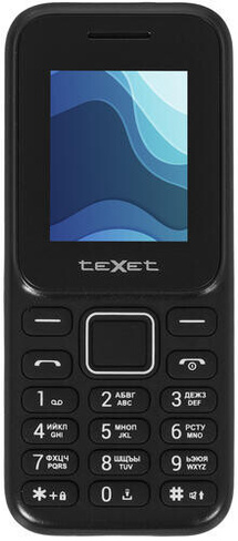 Сотовый телефон teXet TM-122Black