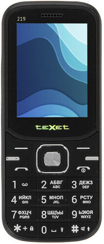 Сотовый телефон teXet TM-219Black