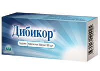 Дибикор Таблетки 500 мг 60 шт ПИК-Фарма