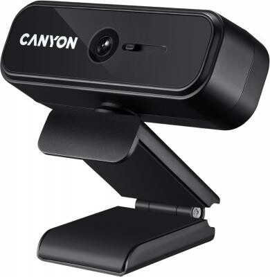 CANYON C2N 1080P full HD 2.0Mega fixed focus webcam with USB2.0 connector, 360 degree rotary view scope, built in MIC, R