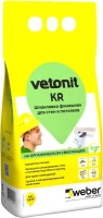 Шпаклевка финишная белая на органическом связующем Ветонит KR 5 кг белая