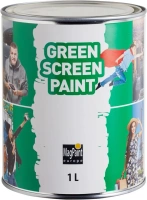 Краска на водной основе для создания хромакея Magpaint Greenscreen Paint 1 л зеленая